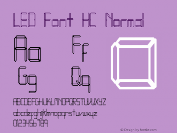 LED Font HC