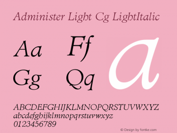 Administer Light Cg