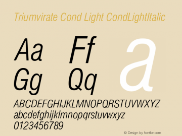 Triumvirate Cond Light