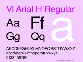 VI Arial H