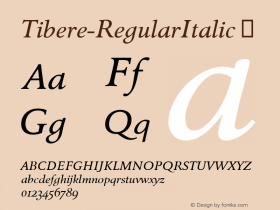 Tibere-RegularItalic