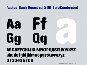 Accius Buch Rounded D EE