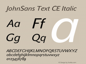 JohnSans Text CE