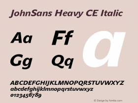 JohnSans Heavy CE