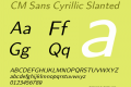 CM Sans Cyrillic