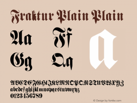 Fraktur Plain