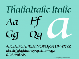 ThaliaItalic