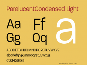 ParalucentCondensed