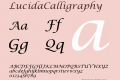 LucidaCalligraphy