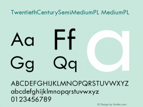 TwentiethCenturySemiMediumPL