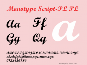 Monotype Script-PL