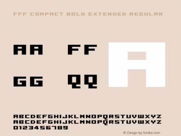 FFF Compact Bold Extended