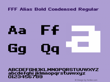 FFF Alias Bold Condensed