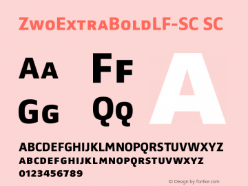 ZwoExtraBoldLF-SC