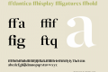 Atlantica Display Ligatures