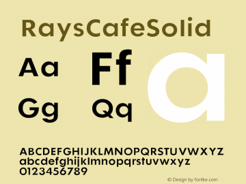 RaysCafeSolid