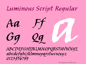 Luminous Script