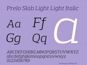 Prelo Slab Light