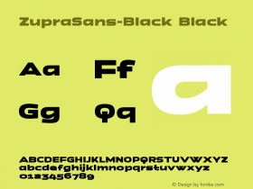 ZupraSans-Black