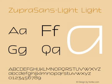 ZupraSans-Light