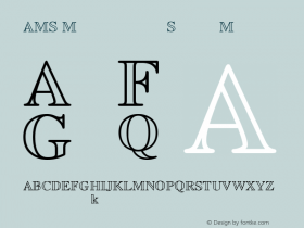 AMS Mathematical Symbol