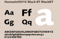 Humanist531C Black BT