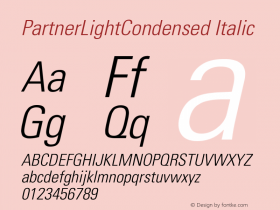 PartnerLightCondensed