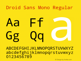 Droid Sans Mono