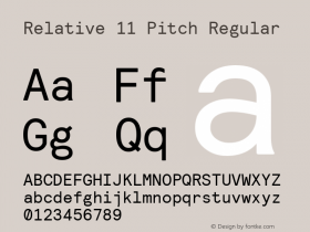 Relative 11 Pitch