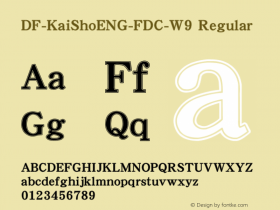 DF-KaiShoENG-FDC-W9