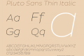 Pluto Sans Thin