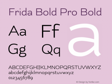 Frida Bold Pro