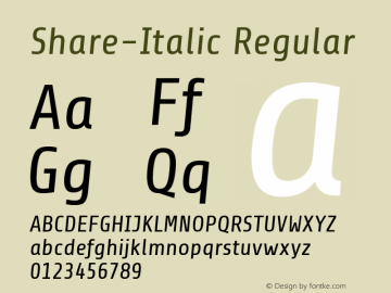 Share-Italic