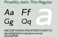 Picadilly_italic Thin