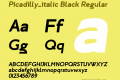 Picadilly_italic Black