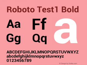 Roboto Test1