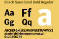 Bosch Sans Cond Bold