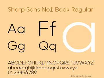 Sharp Sans No1 Book