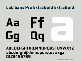 Lab Sans Pro ExtraBold