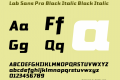 Lab Sans Pro Black Italic