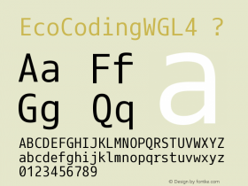 EcoCodingWGL4