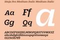 Stajn Pro Medium Italic