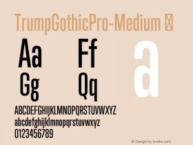 TrumpGothicPro-Medium