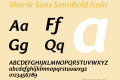 Sharik Sans SemiBold