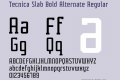 Tecnica Slab Bold Alternate