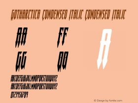 Gotharctica Condensed Italic