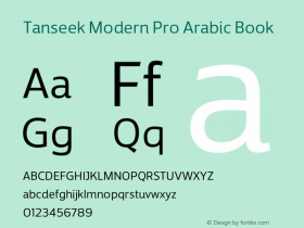 Tanseek Modern Pro Arabic