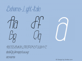 Bohema-Light-Italic