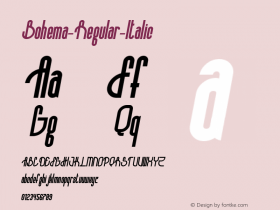 Bohema-Regular-Italic