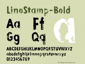 LinoStamp-Bold